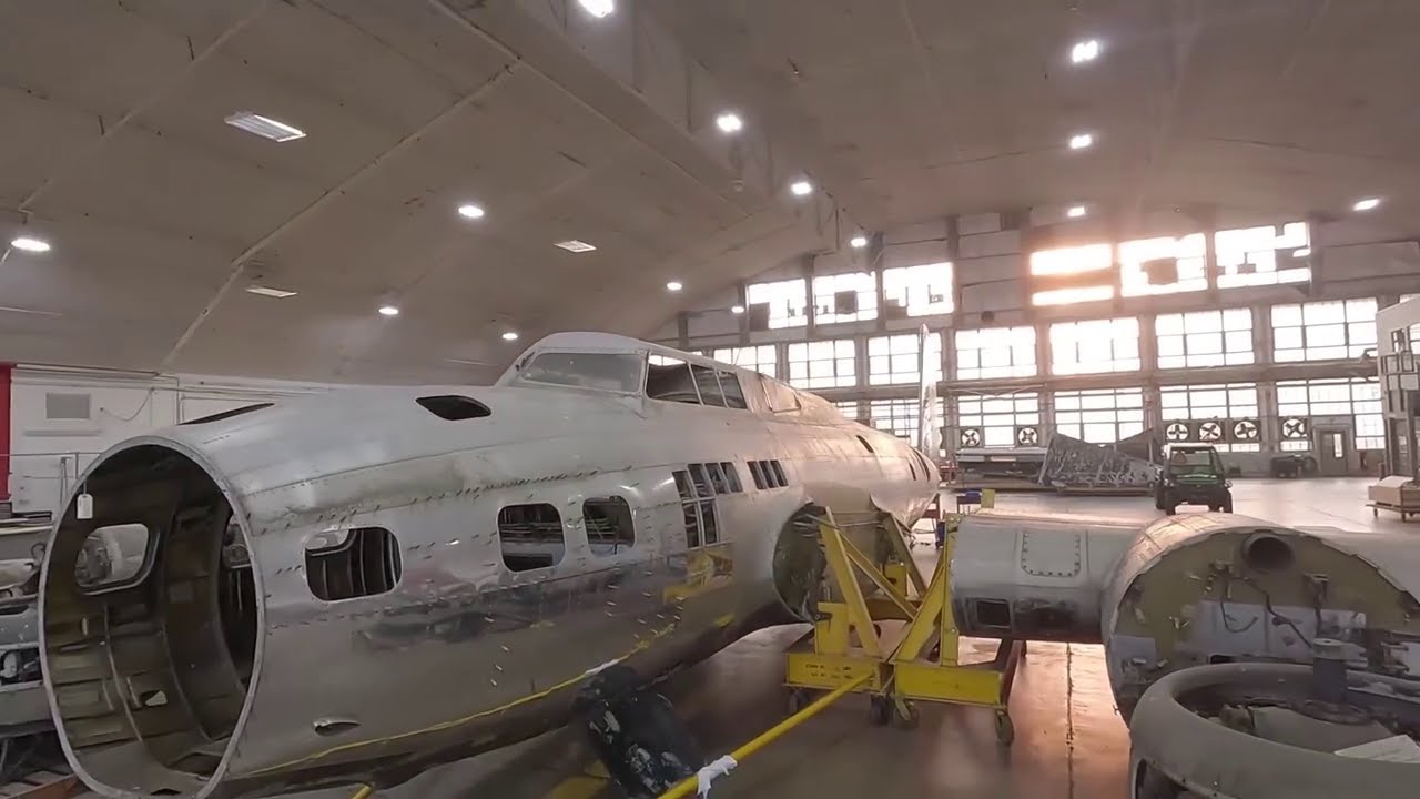 Boeing B-17D "The Swoose" undergoing preservation/restoration - National Museum of the USAF