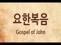 ＜비디오 성경말씀＞ 요한복음：01장부터 21장 (한국어더빙), Video Bible in Korean dubbing