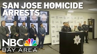 San Jose police arrest 8 alleged gang members in January slaying