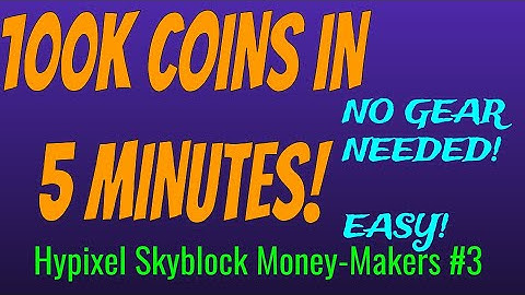 How To Make 100K Coins In 5 Minutes! No Gear Needed! | Hypixel Skyblock Money-Makers #3 | AGPlaysMC