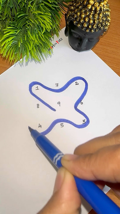 💙 Fun With Number #trending #numbers #art #shorts #youtubeshorts #123 #fun #funny