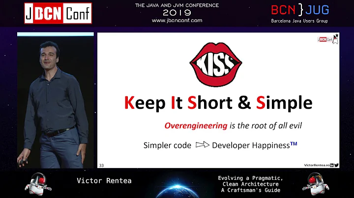 Evolving a Pragmatic, Clean Architecture - A Craftsman's Guide by Victor Rentea at JBCNConf'19