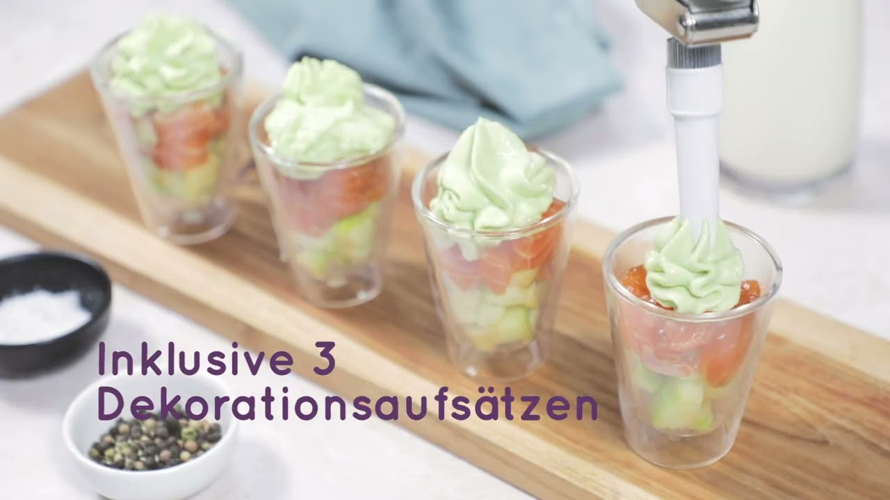 MASTRAD - Siphon 0,5L kalte und warme Schäume - YouTube MASTRAD - Siphon 0,5L kalte und warme Schäume - YouTube