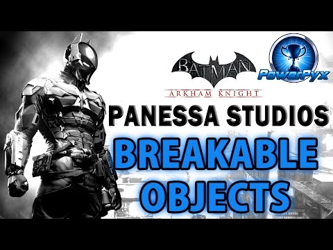Batman Arkham Knight - Panessa Studios - All Breakable Objects Locations
