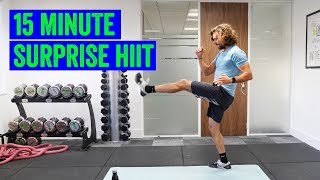 15 Minute Surprise HIIT | The Body Coach TV