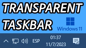 How to get a transparent taskbar on Windows 11 (FULL GUIDE)
