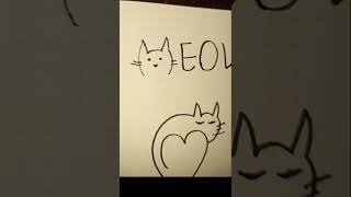 cat alphabet font writing tutorial ✍️ 🔡 📝 ✍️ 🐈 😻 🐈‍⬛️ 😺
