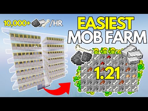 ULTIMATE MOB Farm for Minecraft Bedrock 1.21+
