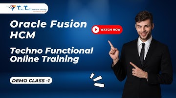 Oracle Fusion HCM Techno Functional Online training Demo class-1 | 27th March 2023| BY Mr.KUMAR|