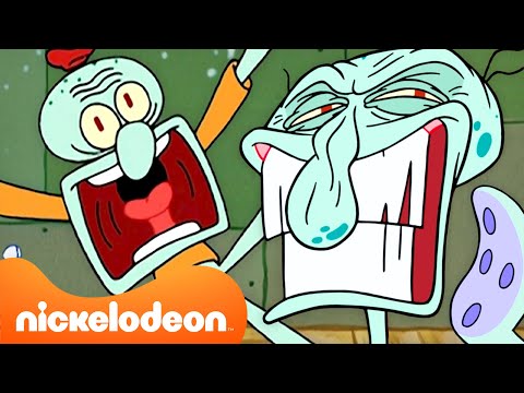 شفيق يتصرف بشكل غريب لمدة 30 دقيقة متواصلة سبونج بوب  