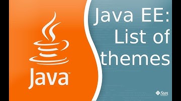 Java EE: Список тем!