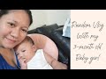 RANDOM VLOG WITH MY 3-MONTH OLD BABY GIRL | MOM LIFE