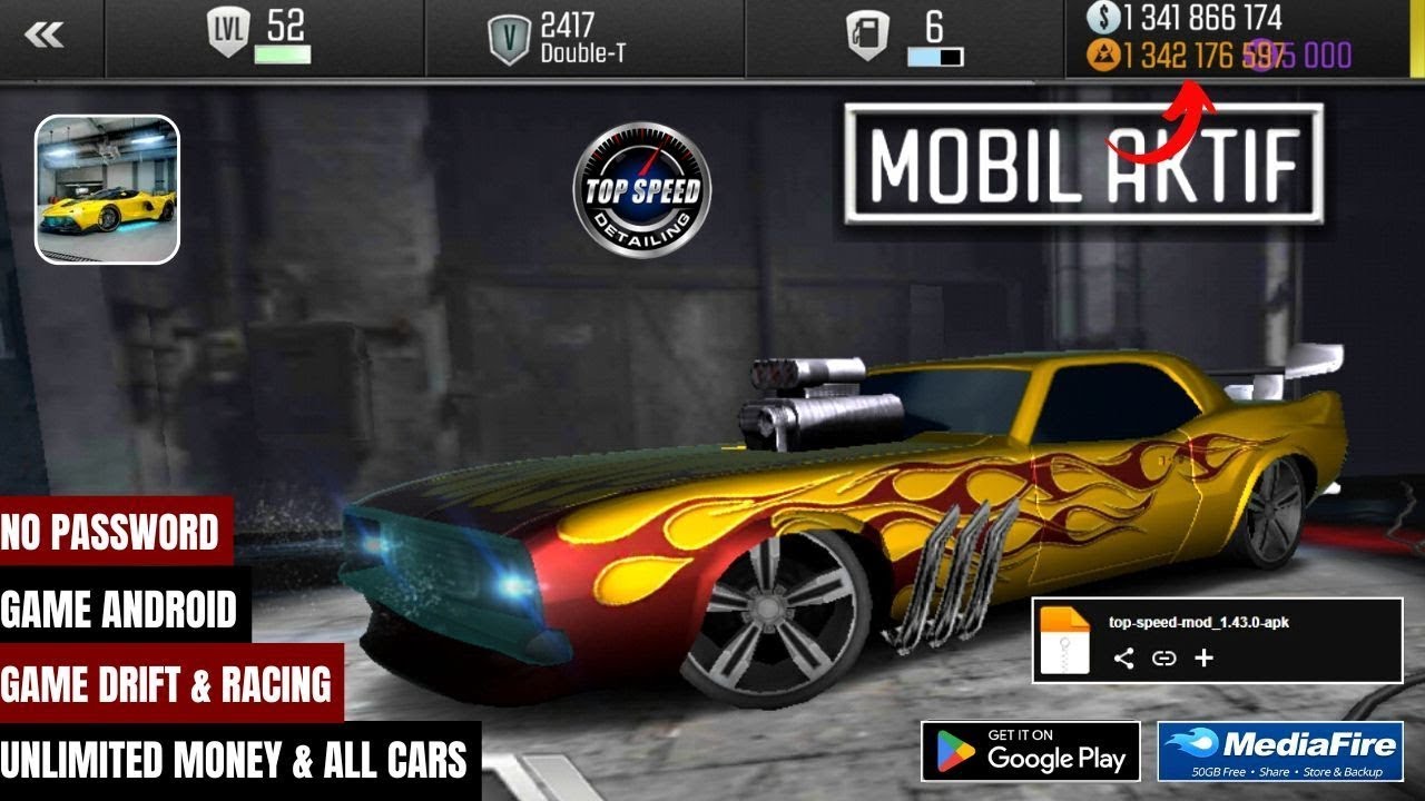 Top Speed Drag & Fast Racing V1.43.0 Mod Apk Terbaru
