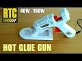 150W Hot Glue Gun with 11mm Silicone Sticks and Adjustable Temperature