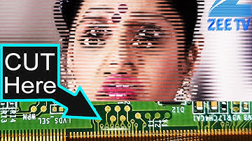 Double Image Problem SONY Bravia LED TV | Display Panel Repair to Solv flickering picture - Cut CKV