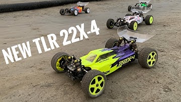 NEW TLR 22X-4 4WD Buggy on the RC Track! - Netcruzer RC