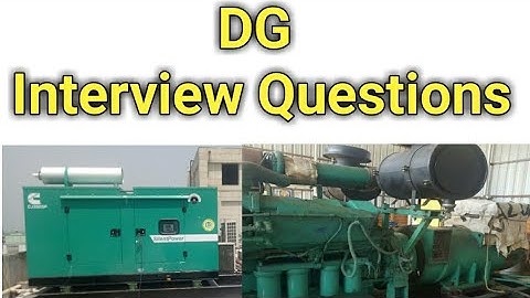 Interview Questions of DG in Hindi ! Part 1 _Electrical Knowledge !! Diesel Generator #DG_Safety