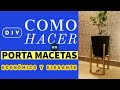 DIY Como hacer un porta macetas económico y elegante con tubos de PVC