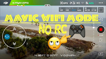 🎮DJI Mavic Pro Drone Flying in Wifi Mode with No Remote [RC] Quick Review