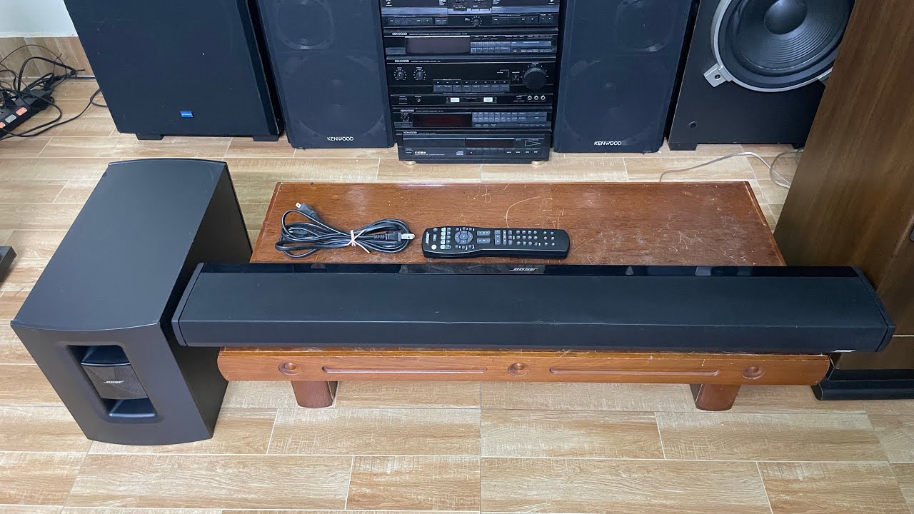 Sold) Bose CineMate 1SR array with wireless subwoofer, theater