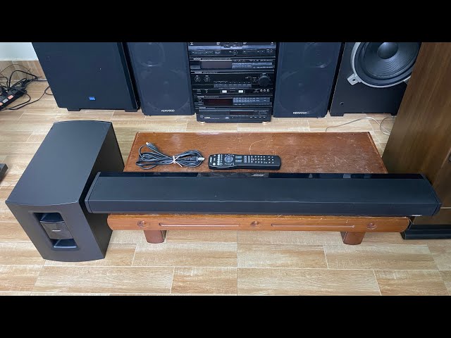 Sold) Bose CineMate 1SR array with wireless subwoofer, theater