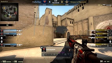 CS:GO POV Demo FaZe GuardiaN (31/14) vs NiP (de_mirage)