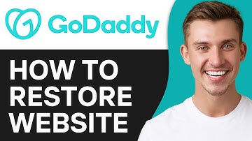 HOW TO RESTORE GODADDY WEBSITE (2025)