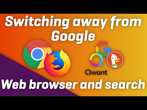 Switching away from GOOGLE - Web browser and search engine alternatives