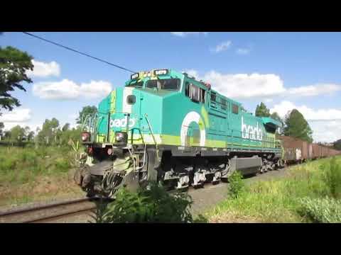 Dash Train Rumo Trem locotrol de DASH-9 RUMO/BRADO, KM 488 - YouTube