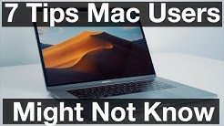 7 Tips Mac Users Might Not Know - Durasi: 3.50. 