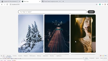 Image Search Engine using ReactJs