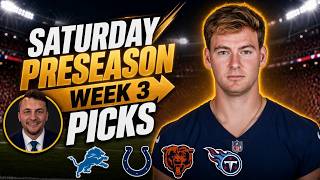 SATURDAY NFL Preseason DFS Week 3: Must-Have Core Plays & First Look Build