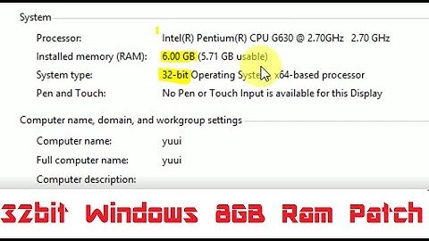 Remove 3GB Ram Limit In 32bit Windows 8/8.1/10| Windows 8GB Ram Patch| Increase Usable Memory to 8gb