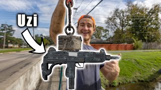 I Found A UZI Magnet Fishing!