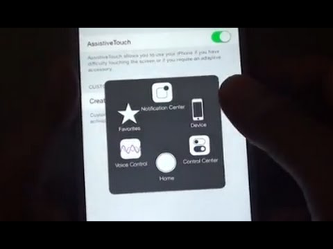 iPhone 6 Plus: How To Enable Touch Screen Home Button on iPhone / iPod (Assistive Touch)