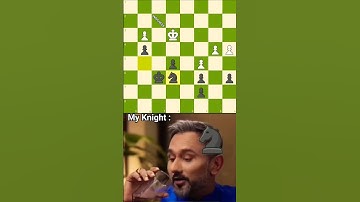 KNIGHT #chess #chesscom #chessgame #lichess #chesstactics #grandmaster #honeysingh #magnuscarlsen