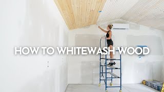 How to Whitewash Wood by Home With Stefani 23,193 views 9 months ago 7 minutes, 28 seconds