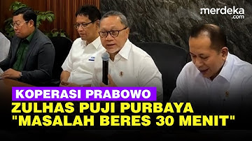 Zulhas Puji Menkeu Purbaya, Masalah Koperasi Prabowo 6 Bulan Beres 30 Menit