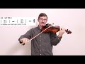 Learning the Violin: Playing Notes With Your Left Hand