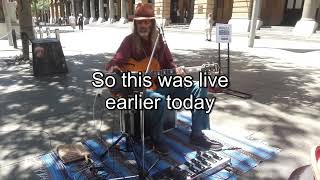 Christmas Eve Busking In Sydney - Martin Place