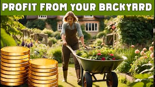 PROFIT from your back yard. 15 ways to make money from your outside spaces. #gardening #cutflowers