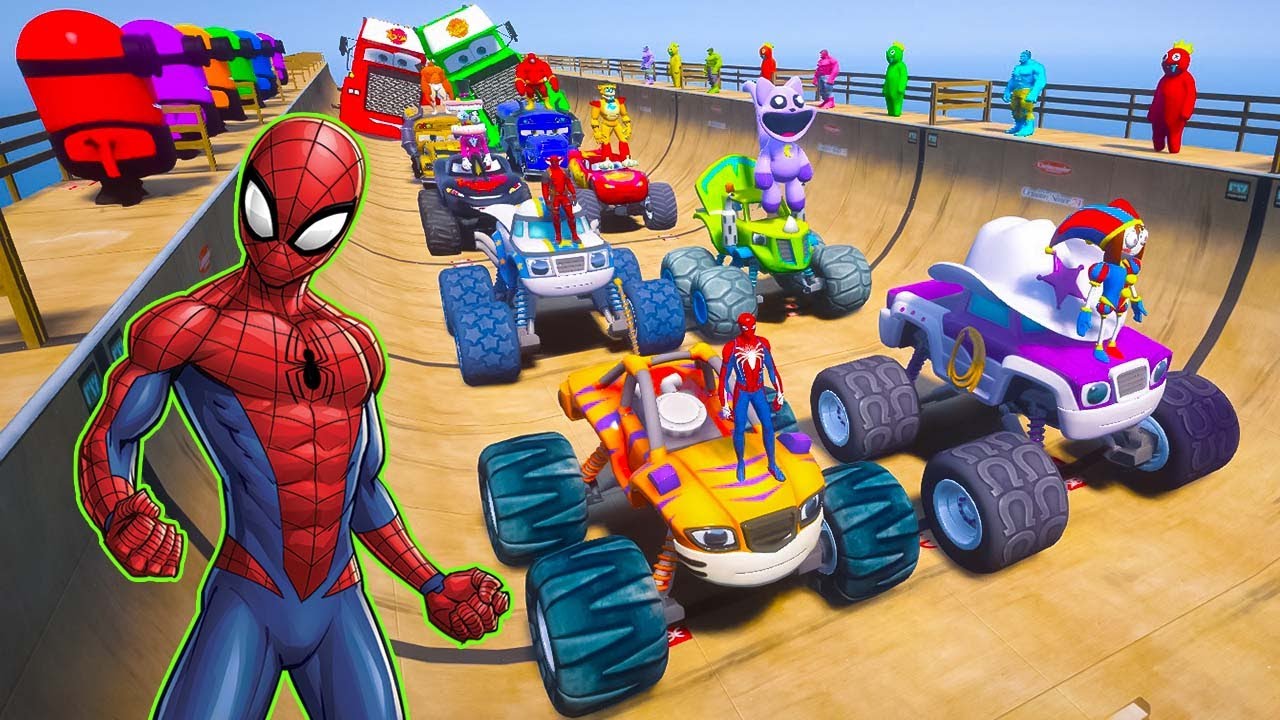 GTAV SPIDERMAN 2, THE AMAZING DIGITAL CIRCUS, POPPY PLAYTIME CHAPTER 3 ...