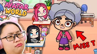 Avatar World - I Made Miss T from Scary Teacher 3D in Avatar World!!!