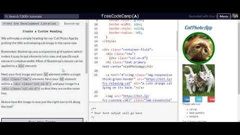 Create a Custom Heading