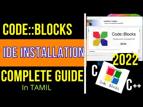 தமிழில்- How to Download Code Blocks for Windows 10 || C and C++ Compiler