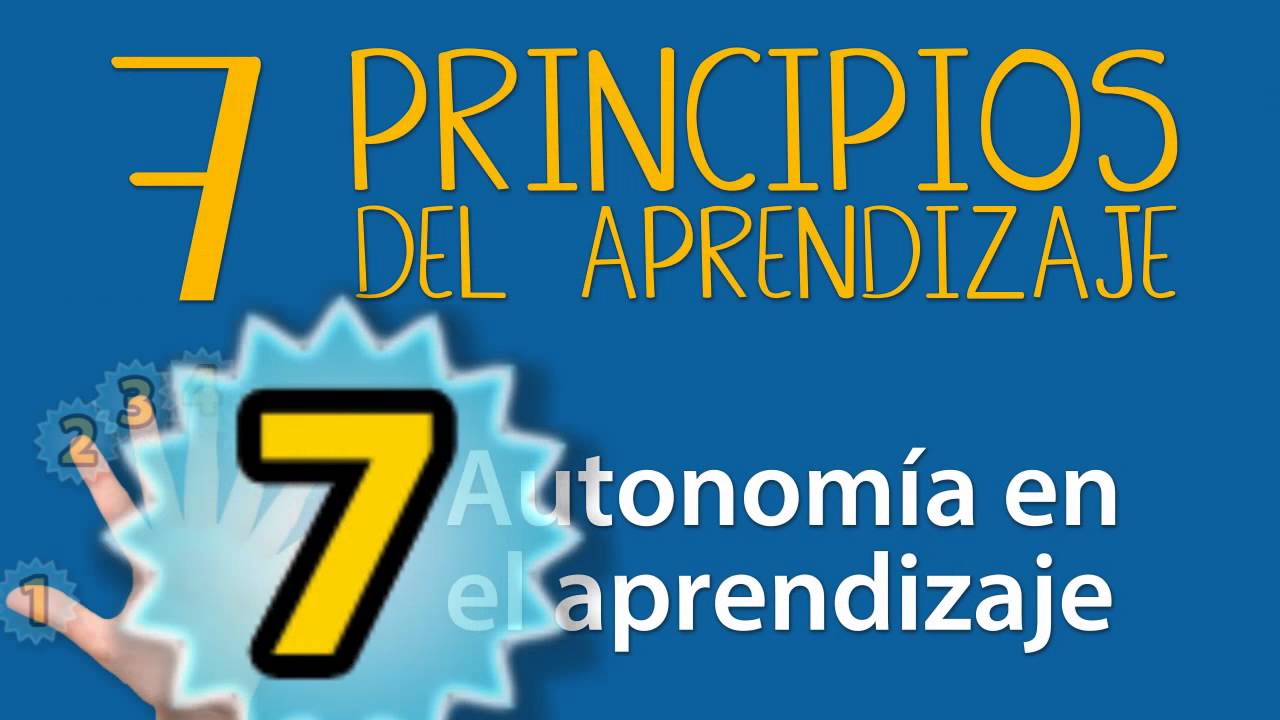 Los 7 principios del aprendizaje YouTube