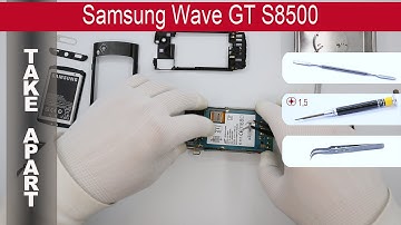 How to disassemble 📱 Samsung Wave GT-S8500, Take Apart, Tutorial