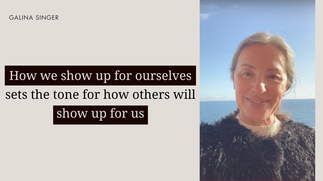 How we show up for ourselves sets the tone for how others will show up ...