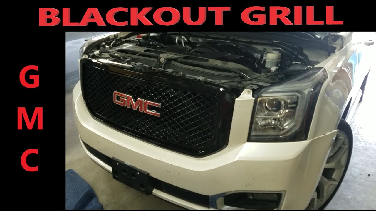 How To Install A Custom Grille on a 2015-2020 Yukon XL Tahoe Suburban Escalade - 3W1B #GM #SUV #DIY