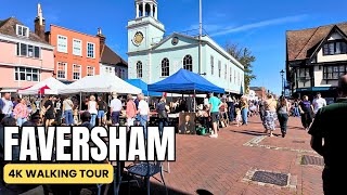 Faversham 4K Walk | Sunday Market Faversham 4K Walking Tour